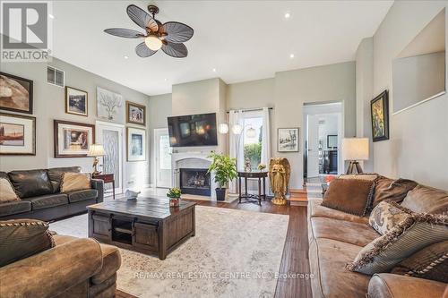 12509 Dublin Line, Halton Hills, ON - Indoor Photo Showing Living Room With Fireplace