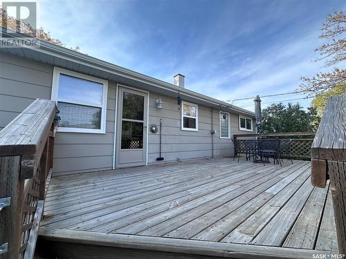 502 Mcleod Avenue, Estevan, SK - Outdoor With Deck Patio Veranda With Exterior