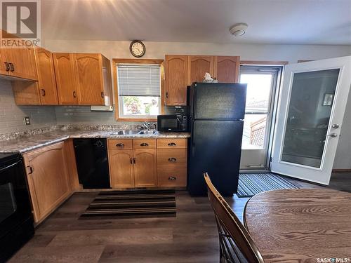 502 Mcleod Avenue, Estevan, SK - Indoor Photo Showing Kitchen With Double Sink