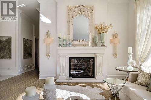 76 Hazelton Drive, Greater Sudbury, ON - Indoor Photo Showing Living Room With Fireplace