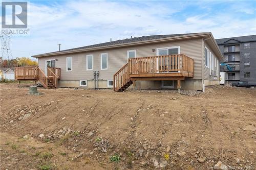 121 Attenborough Drive, Fredericton, NB - Outdoor With Deck Patio Veranda With Exterior