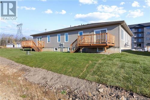 121 Attenborough Drive, Fredericton, NB - Outdoor With Deck Patio Veranda