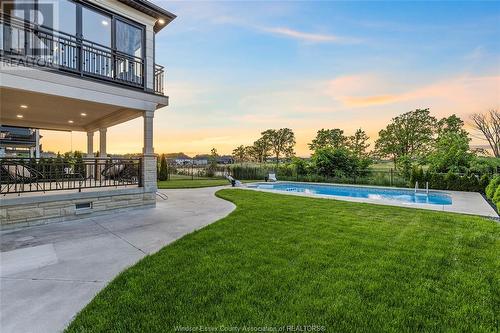 3836 St. Francis, Lasalle, ON - Outdoor With In Ground Pool With Balcony