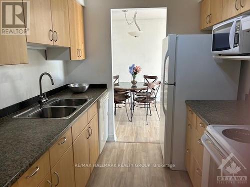 1703 - 470 Laurier Avenue W, Ottawa, ON - Indoor Photo Showing Kitchen With Double Sink