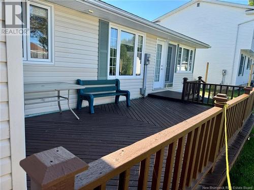 107 Ferguson Street, Miramichi, NB - Outdoor With Deck Patio Veranda With Exterior