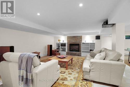 37 Foxbar Road, London, ON - Indoor Photo Showing Living Room With Fireplace