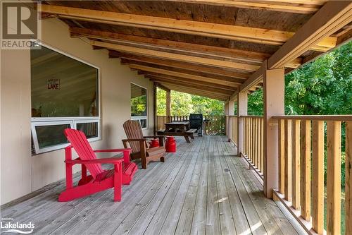 448 Kings Farm Road, Georgian Bay, ON - Outdoor With Deck Patio Veranda With Exterior