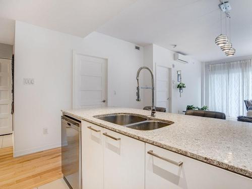 Kitchen - 411-131 Ch. Bates, Mont-Royal, QC - Indoor Photo Showing Kitchen With Double Sink