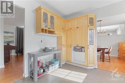 Corner pantry and cupboards - room for island or table - 14 Langholm Crescent, Ottawa, ON - Indoor Photo Showing Other Room