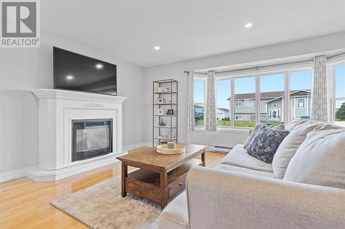 19 Bar Haven Heights, Arnold'S Cove, NL - Indoor Photo Showing Living Room With Fireplace