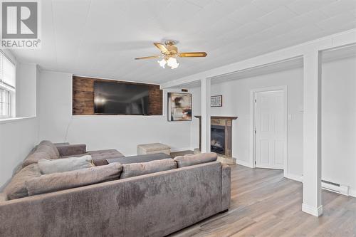 19 Bar Haven Heights, Arnold'S Cove, NL - Indoor Photo Showing Living Room With Fireplace