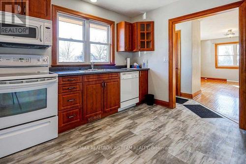 114 Arlington Avenue, Oshawa, ON - Indoor Photo Showing Kitchen With Double Sink