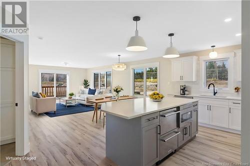 125 Attenborough Drive, Fredericton, NB - Indoor Photo Showing Kitchen With Upgraded Kitchen