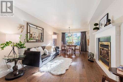 108 Chalmers Street, Oakville, ON - Indoor Photo Showing Living Room With Fireplace