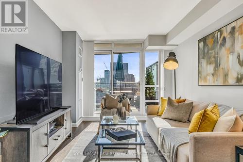 507 - 1 Michael Power Place, Toronto, ON - Indoor Photo Showing Living Room