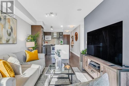 507 - 1 Michael Power Place, Toronto, ON - Indoor Photo Showing Living Room