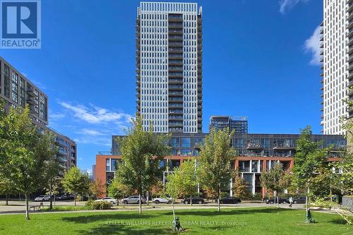 112 - 55 Regent Park Boulevard, Toronto, ON - Outdoor With Facade