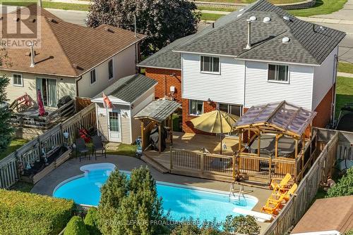 717 Carlisle Street, Cobourg, ON - Outdoor With In Ground Pool With Deck Patio Veranda With Exterior