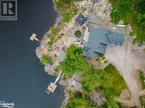 Aerial view - 254G X-Bay Road, Alban, ON - Outdoor With Body Of Water With View