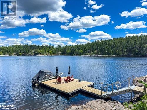 Dock - 254G X-Bay Road, Alban, ON - Outdoor With Body Of Water With View