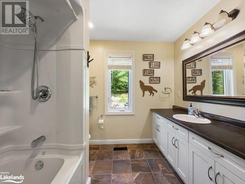 2nd floor bathroom - 254G X-Bay Road, Alban, ON - Indoor Photo Showing Bathroom