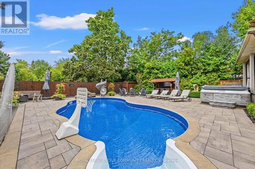 6 Magistrale Court, Richmond Hill, ON - Outdoor With In Ground Pool With Deck Patio Veranda With Backyard