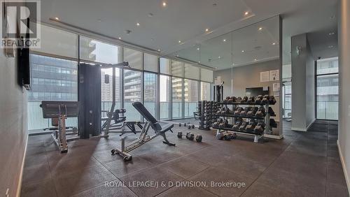 5502 - 50 Charles Street E, Toronto, ON - Indoor Photo Showing Gym Room