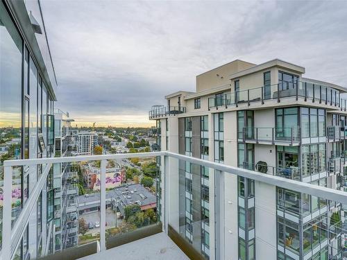 1601-989 Johnson St, Victoria, BC - Outdoor With Balcony With View With Exterior