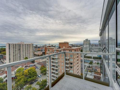 1601-989 Johnson St, Victoria, BC - Outdoor With Balcony With View