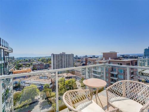 1601-989 Johnson St, Victoria, BC - Outdoor With Balcony With View