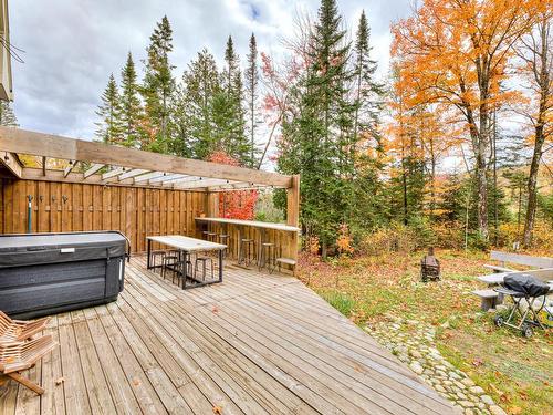 Backyard - 600 Ch. Olivier, Saint-Côme, QC - Outdoor With Deck Patio Veranda