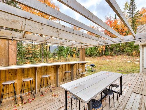 Backyard - 600 Ch. Olivier, Saint-Côme, QC - Outdoor With Deck Patio Veranda