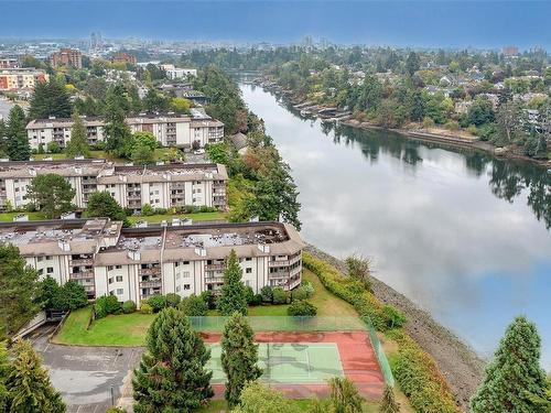 209-73 Gorge Rd West, Saanich, BC - Outdoor With Body Of Water With View