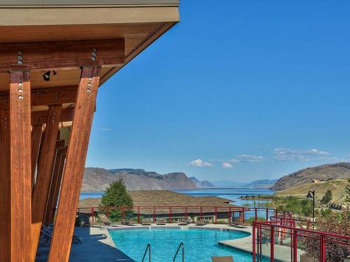 40-175 Holloway Drive, Kamloops, BC - Outdoor With In Ground Pool With View