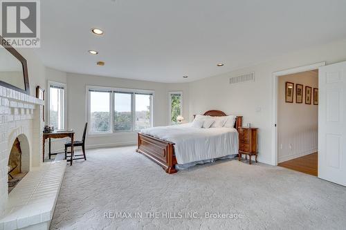 15316 Mount Wolfe Road, Caledon, ON - Indoor Photo Showing Bedroom With Fireplace