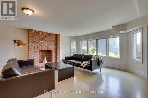 15316 Mount Wolfe Road, Caledon, ON - Indoor Photo Showing Living Room With Fireplace