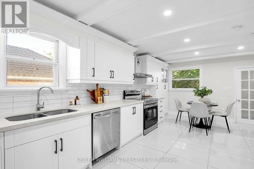 100 Lincoln Place, London, ON - Indoor Photo Showing Kitchen With Double Sink