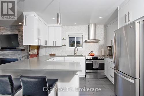 189 Harley Street, London, ON - Indoor Photo Showing Kitchen With Stainless Steel Kitchen With Upgraded Kitchen