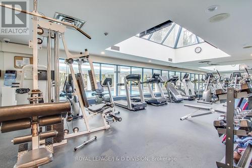 704 - 1 Clark Avenue W, Vaughan, ON - Indoor Photo Showing Gym Room