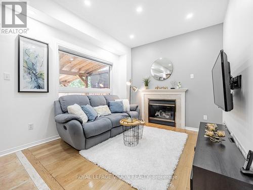 7 Rockrose Drive, Brampton, ON - Indoor Photo Showing Living Room With Fireplace