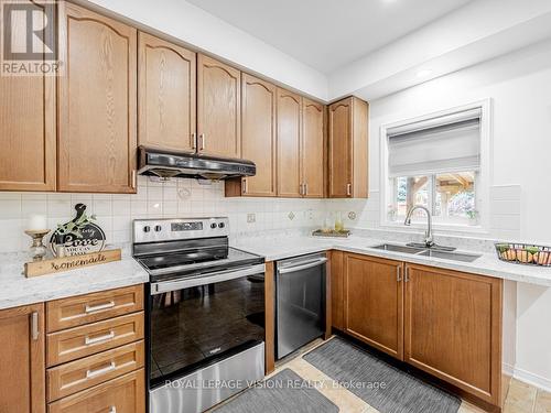 7 Rockrose Drive, Brampton, ON - Indoor Photo Showing Kitchen With Double Sink