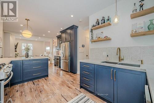 450 Herkimer Street, Hamilton, ON - Indoor Photo Showing Kitchen With Double Sink With Upgraded Kitchen