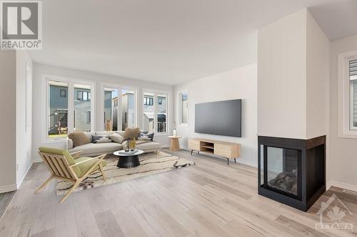 69 Defence Street, Ottawa, ON - Indoor Photo Showing Living Room With Fireplace