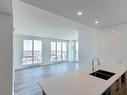 Living room - 1707-2200 Rue Sauvé O., Montréal (Ahuntsic-Cartierville), QC  - Indoor Photo Showing Kitchen With Double Sink 