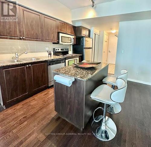 2001 - 215 Fort York Boulevard, Toronto, ON - Indoor Photo Showing Kitchen With Stainless Steel Kitchen With Double Sink