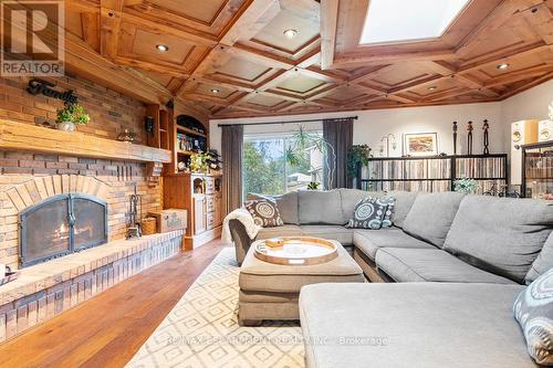 164 Ellwood Drive E, Caledon, ON - Indoor Photo Showing Living Room With Fireplace