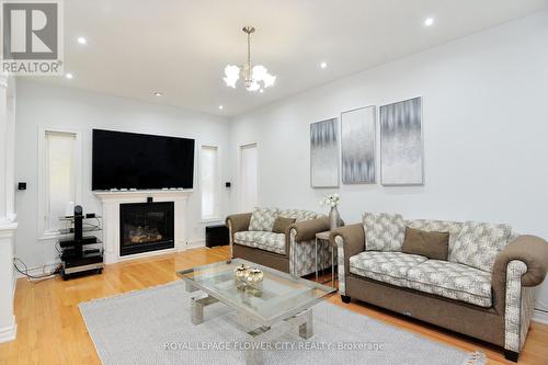 11 Lyndbrook Crescent, Brampton, ON - Indoor Photo Showing Living Room With Fireplace