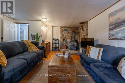 783 Fife'S Bay Marina Lane, Smith-Ennismore-Lakefield, ON - Indoor Photo Showing Living Room With Fireplace