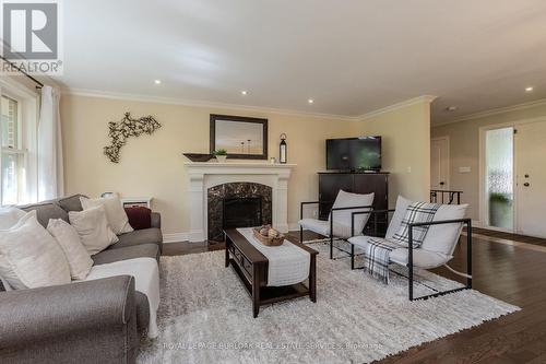 766 Shadeland Avenue, Burlington, ON - Indoor Photo Showing Living Room With Fireplace