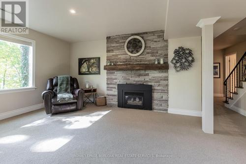 766 Shadeland Avenue, Burlington, ON - Indoor Photo Showing Living Room With Fireplace